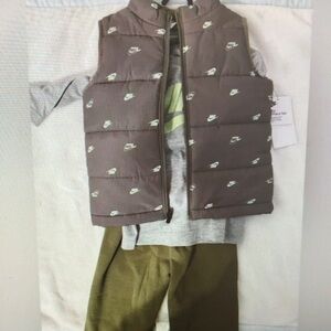 Kids Brown Puffer Vest